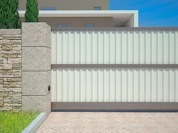Откатные ворота DoorHan Белые